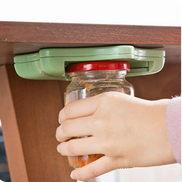 Jar Bottle Opener Under Kitchen Cabinet Counter Top Lid Remover Arthritis 